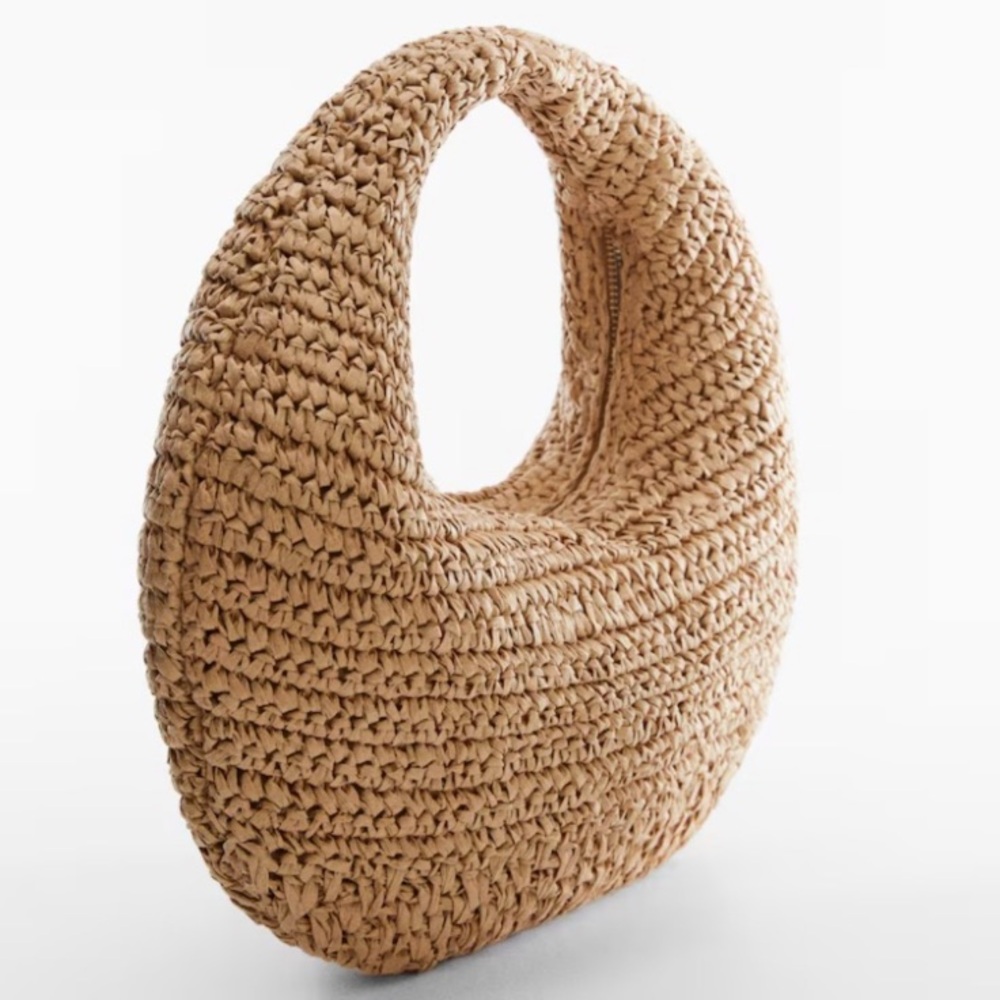 Mango round natural bag - Picture 2 of 8